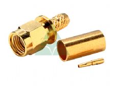 SMA Male Reverse Polarity  Crimp-on Type