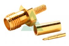 SMA Female Reverse Polarity  Crimp-on Type