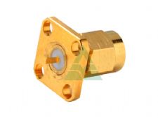 SMA Male Reverse Polarity  Panel Mount 4 Hole SQ