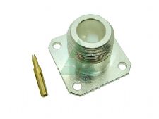 N Female Panel Mounting With 4 Holes