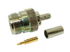 N Female Reverse Polarity  Crimp-on Type 