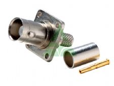 BNC Female Crimp-on Type 4 Holes 