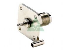 TNC Female Crimp-on Panel Mount 