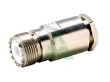 UHF Straight Female Clamp-on Type