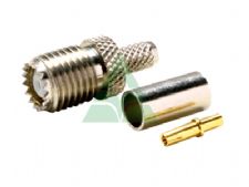 Mini - UHF Female Crimp-on Type 