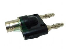 BNC-Female To 2* 4mm Banana Plug