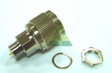 N Male Bulkhead Receptacle Type